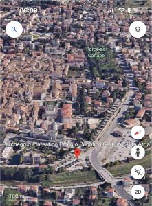 un mapa de la ciudad de pueblo pico phoenix en affittacamere Folignocentro, en Foligno