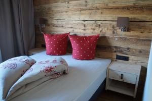 Łóżko lub łóżka w pokoju w obiekcie Appartement Romy