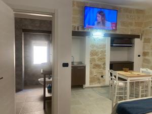 TV a/nebo společenská místnost v ubytování Solevita B&B