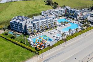 an aerial view of a resort with a swimming pool at Barut GOIA in Side