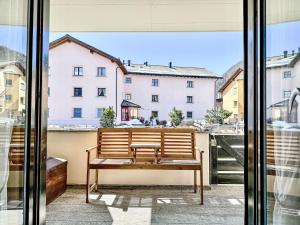 Balkón nebo terasa v ubytování Apartment Chesa Tschierv II 30 by Interhome