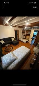 Ruang duduk di Appartement Love à Lauw