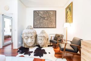 Et opholdsområde på GuestReady - Fantástico apt em Santa Catarina