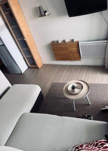 TV a/nebo společenská místnost v ubytování Le Dauphin - 150m de la plage - Piscine -