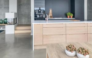 Kjøkken eller kjøkkenkrok på Cozy Home In Stabbestad With House Sea View