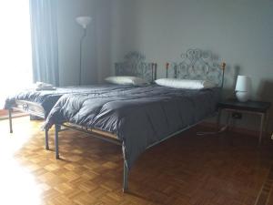 Katil atau katil-katil dalam bilik di Casa No.Na - Attico panoramico a Cherasco