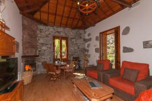 Χώρος καθιστικού στο Casa con piscina en San Bartolome