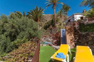 Κήπος έξω από το Casa con piscina en San Bartolome