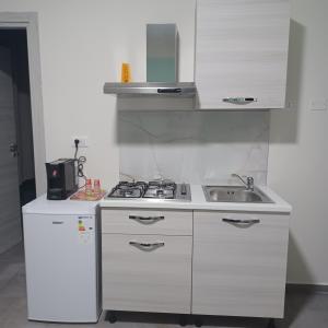 Kuchyň nebo kuchyňský kout v ubytování ACRONE GUEST HOUSE Centro Città (Locazione Turistica)
