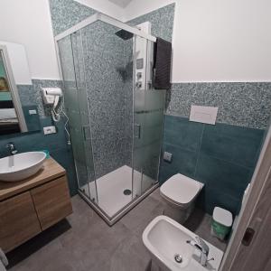 Koupelna v ubytování ACRONE GUEST HOUSE Centro Città (Locazione Turistica)