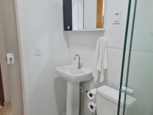 Koupelna v ubytování Pousada das Orquideas