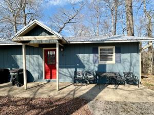 Bygningen som feriehuset ligger i