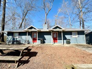 Bygningen som feriehuset ligger i