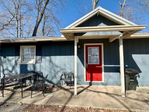 Bygningen som feriehuset ligger i