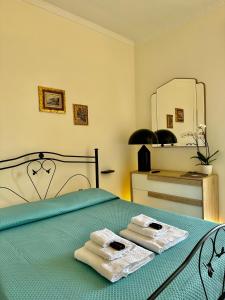 Katil atau katil-katil dalam bilik di A Casa di Nonna Anna ~ Artistic Amalfitan House