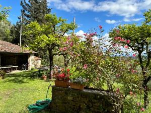 Vonkajšia záhrada v ubytovaní La Casina dei Frati