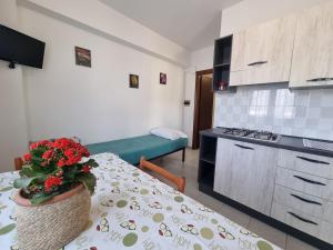 Kuchyň nebo kuchyňský kout v ubytování Villaggio Camping Lungomare