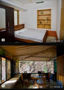 KOODu في فاغامون: غرفة نوم وغرفة بسرير وطاولة