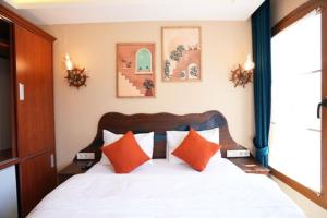 En eller flere senge i et værelse på CastaDiva