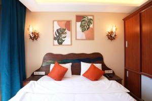 En eller flere senge i et værelse på CastaDiva