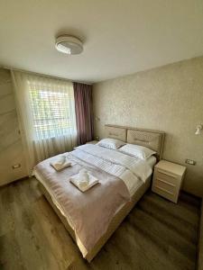 เตียงในห้องที่ Villa Moste 1 - Freeparking&pool