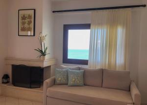 A seating area at Aegean Blue Horizon