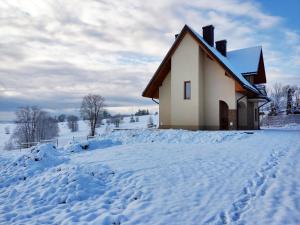 佐伯的住宿－Domek Pod Tatrami，雪中的房子,积雪很多