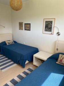 Ένα ή περισσότερα κρεβάτια σε δωμάτιο στο Golf View Apartment