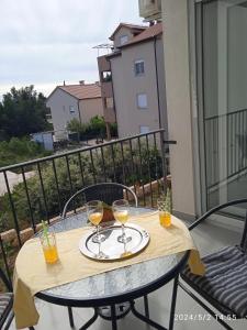 Balkón nebo terasa v ubytování Apartments Jela