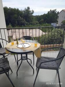 Balkón nebo terasa v ubytování Apartments Jela