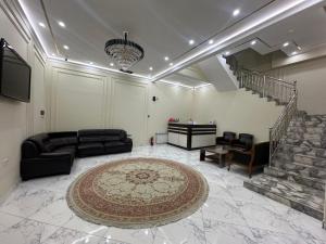 Χώρος καθιστικού στο Hello Dushanbe Hostel