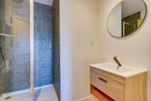 Et badeværelse på les terres de l'estuaire