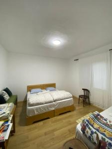 Postel nebo postele na pokoji v ubytování Rupa Guest House Camping Shkoder
