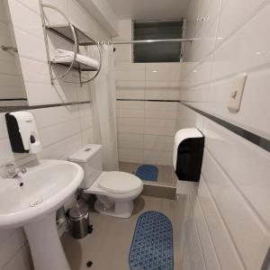 Koupelna v ubytování Hotel Ruta Amazónica Machupicchu