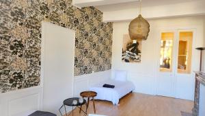 Posezení v ubytování Grand Apt 130m2 vue place ducale