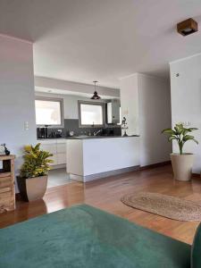 a large room with a kitchen and a living room at Ushuaia 1 in Rosario