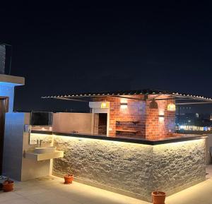 Balkón nebo terasa v ubytování Dream Inn Pyramids View
