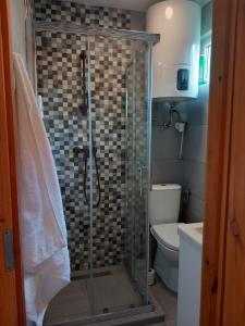 Koupelna v ubytování Brigi Apartman