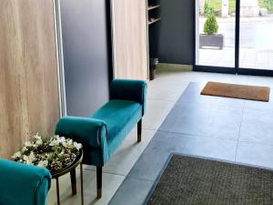 Posezení v ubytování GOMEX studio