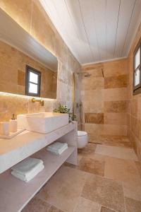 Koupelna v ubytování Casa Alizeta