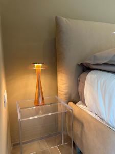 Postel nebo postele na pokoji v ubytování golden suites 2