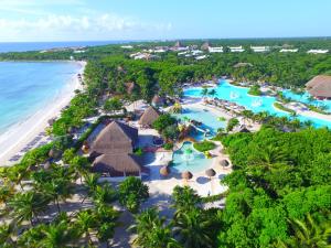 an aerial view of the resort and the beach at Grand Palladium White Sand Resort & Spa - All Inclusive in Akumal