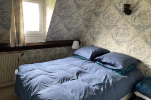 Postel nebo postele na pokoji v ubytování Bright T2 - view of Deauville bay