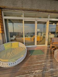 Balkón nebo terasa v ubytování 綠島海灣會館Bay Resort