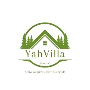 a logo for a company with a house and trees at YahVilla Homestay in Baguio