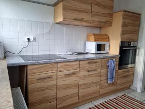 Kuchyň nebo kuchyňský kout v ubytování Bocholt Apartment Ferienwohnung 4