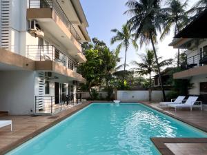 A piscina em ou perto de Rainforest Enclave, Arpora - 10 mins to Baga beach