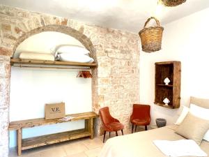 Posedenie v ubytovaní Trulli Lamascrasciola