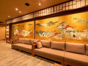 Coin salon dans l'établissement Kumonoue Fuji Hotel - Vacation STAY 13699v