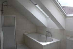 Koupelna v ubytování Ferienwohnung am Teupitzsee + 24 fotografií